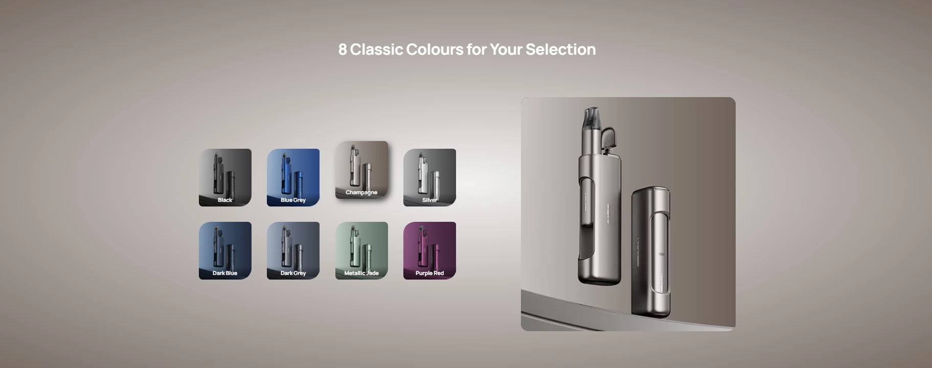 Οπτική απεικόνιση του προϊόντος aspire nexi pro pod kit 2ml colors