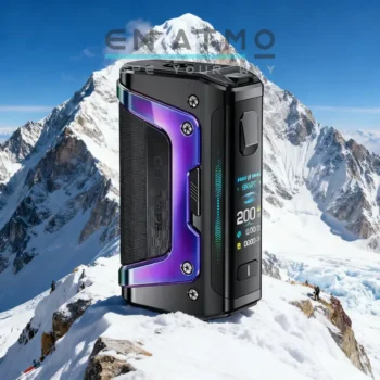 Φωτογραφία προϊόντος Geekvape Aegis Legend 5 Mod τοποθετημένου στην κορυφή του Έβερεστ.