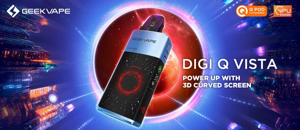 Geekvape DigiQ Vista Pod Kit 3ml 1600mAh banner.