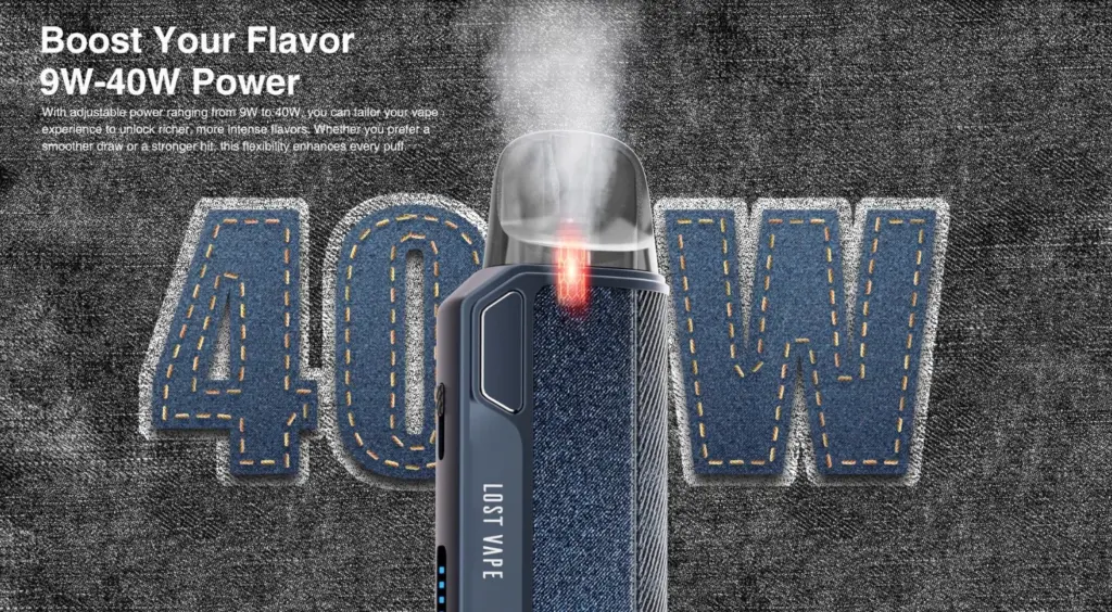 Οπτική απεικόνιση του προϊόντος lost vape thelema elite s pod kit 40w boost power 40watt