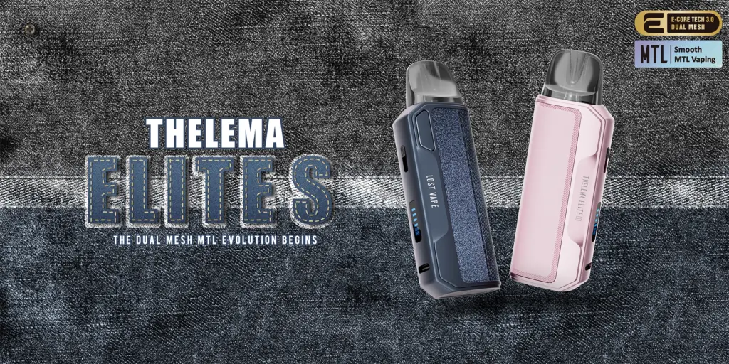 Οπτική απεικόνιση του προϊόντος lost vave thelema elite s pod kit 40w presentation banner vaporstation.gr