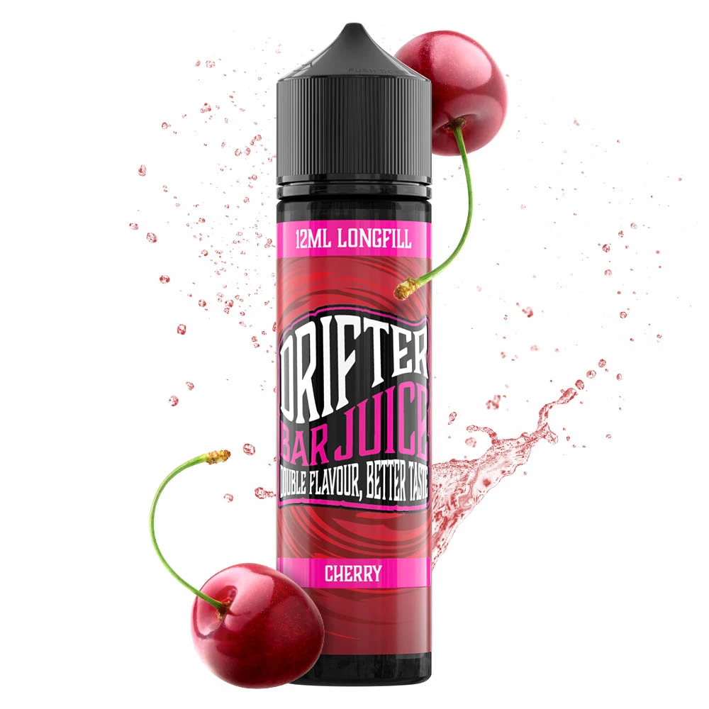 Drifter-Bar-Juice-Cherry-12ml-0mg Φωτογραφία του προϊόντος Drifter Bar Juice 12/60ml Cherry.