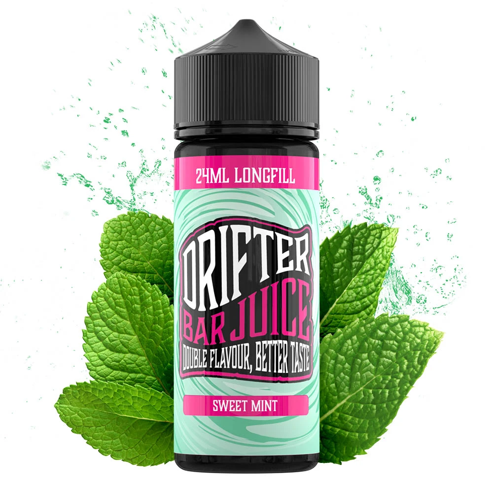 Drifter-Bar-Juice-Sweet-Mint-24ml-0mg Φωτογραφία του προϊόντος Drifter Bar Juice 24/120ml Sweet Mint.