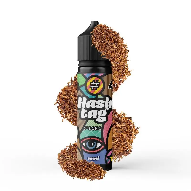 Hashtag-Secho-60ml Οπτική απεικόνιση του μπουκαλιού 60ml Hashtag S'echo.