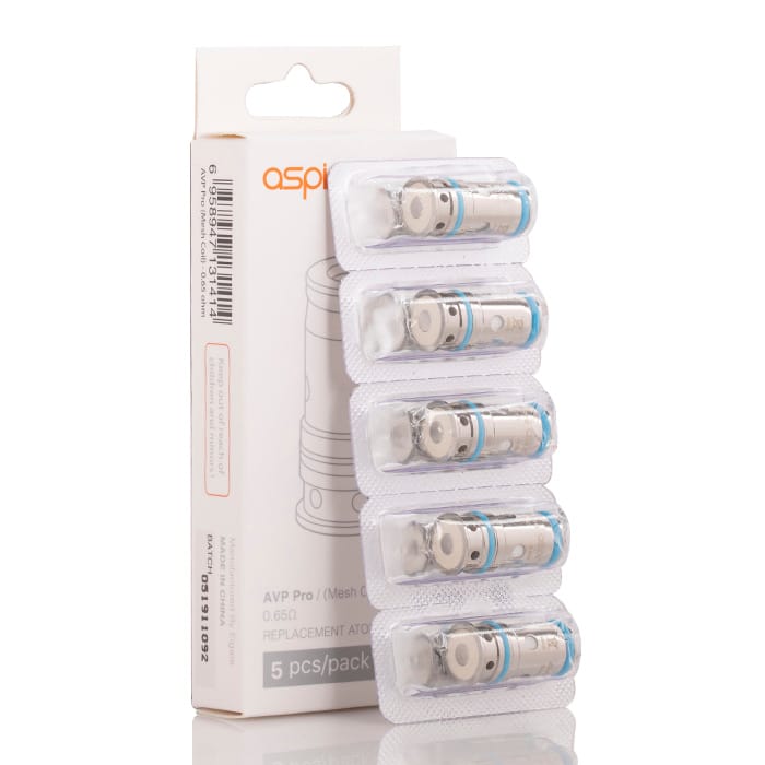 Aspire AVP Pro press-fit coils με Kanthal wire για διαρκή απόδοση και καθαρή γεύση