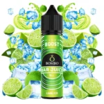 Οπτική απεικόνιση του μπουκαλιού 60ml Bombo Bar Juice Hyper Boost Lime Ice.