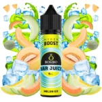 Οπτική απεικόνιση του μπουκαλιού 60ml Bombo Bar Juice Hyper Boost Melon Ice.