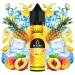 Οπτική απεικόνιση του μπουκαλιού 60ml Bombo Bar Juice Hyper Boost Pineapple Peach Ice.