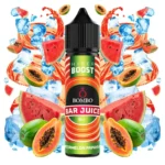 Οπτική απεικόνιση του μπουκαλιού 60ml Bombo Bar Juice Hyper Boost Watermelon Papaya Ice.
