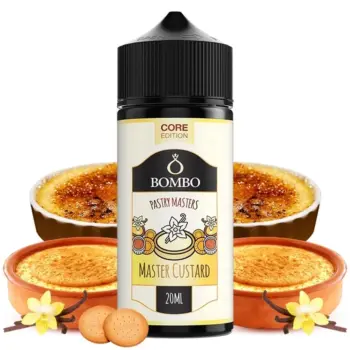 Οπτική απεικόνιση του μπουκαλιού 60ml Bombo Pastry Masters Οπτική απεικόνιση του μπουκαλιού 60ml Bombo Pastry Masters Οπτική απεικόνιση του μπουκαλιού 120ml Bombo Pastry Masters Master Custard