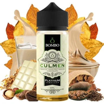 Οπτική απεικόνιση του μπουκαλιού 120ml Bombo Platinum Tobaccos Culmen.