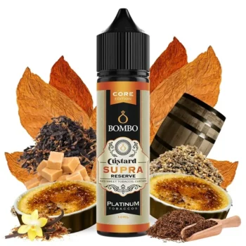 Φωτογραφία του προϊόντος Bombo Platinum Tobaccos Core Edition 10/60ml Custard Supra Reserve