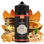 Οπτική απεικόνιση του μπουκαλιού 120ml Bombo Platinum Tobaccos Core Edition Nutty Supra Reserve.