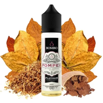 Οπτική απεικόνιση του μπουκαλιού 60ml Bombo Platinum Tobaccos Pompeii.