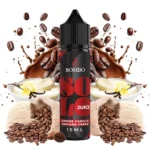 Οπτική απεικόνιση του μπουκαλιού 60ml Bombo Solo Juice Coffee Vanilla Custard Cream.