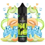 Οπτική απεικόνιση του μπουκαλιού 60ml Bombo Solo Juice Triple Melon Ice.