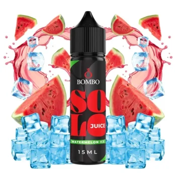 Οπτική απεικόνιση του μπουκαλιού 60ml Bombo Solo Juice Watermelon Ice.