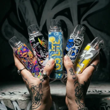 Οπτική απεικόνιση του προϊόντος caliburn g5 lite in a grafiti sourrounding