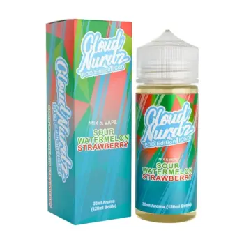 Φωτογραφία του προϊόντος Cloud Nurdz Pod Edition 30/120ml Sour Watermelon Strawberry.