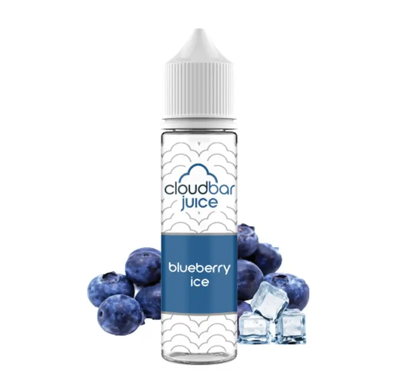 cloudbar-juice-blueberry-ice-20ml60ml Φωτογραφία του προϊόντος Cloudbar Juice 12/60ml Blueberry Ice.