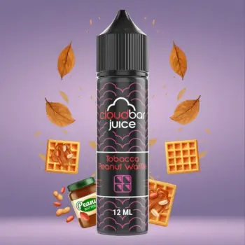 Φωτογραφία του προϊόντος Cloudbar Juice 12/60ml Tobacco Peanut Waffle.