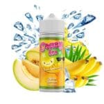 Φιάλη Crazy Ice Melon Banana flavor shot 120ml με γεύση πεπόνι, μπανάνα, παγωμένη και δροσιστική παγωμένη νότα