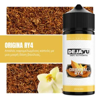 Φιάλη Flavourist DejaVu Original RY4 flavor shot 120ml με γεύση καραμελωμένο καπνό και βανίλια