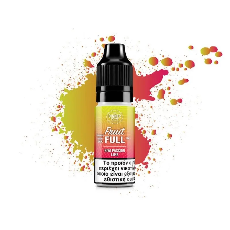 dinner-lady-fruit-full-bar-salts-kiwi-passion-lime-10ml_vaporstation.gr_ Φωτογραφία του προϊόντος Dinner Lady Fruit Full Bar 10ml Kiwi Passion Lime.