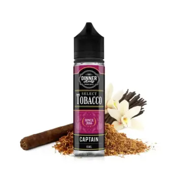 Φωτογραφία του προϊόντος Dinner Lady Select Tobacco 15/60ml Captain.