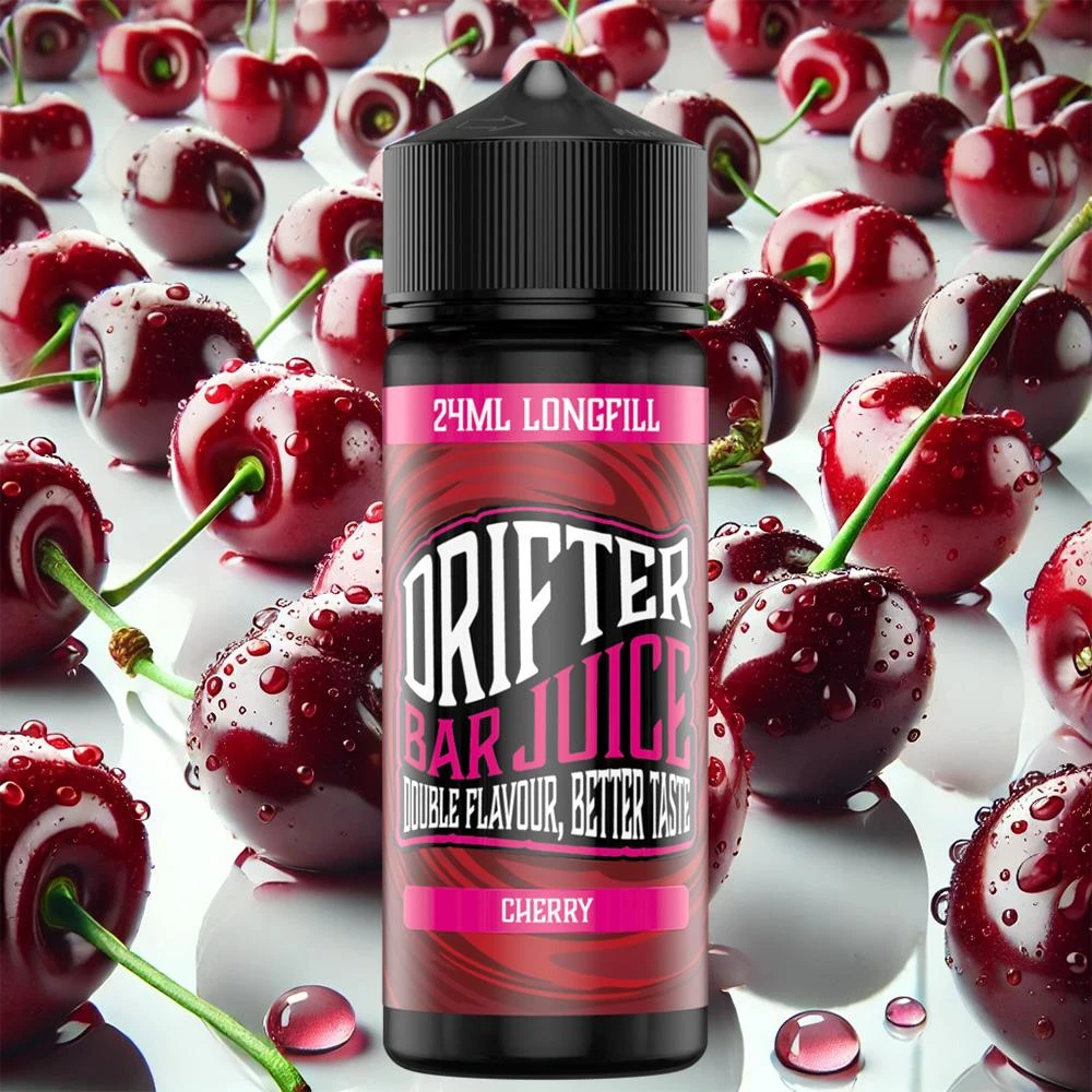 drifter-bar-juice-cherry-120ml Φωτογραφία του προϊόντος Drifter Bar Juice 24/120ml Cherry.