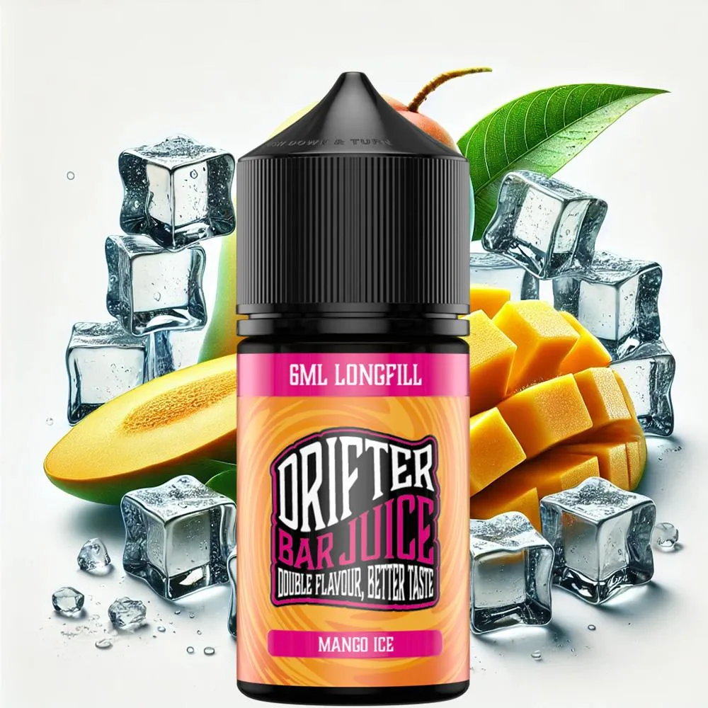 drifter-bar-juice-mango-ice-30ml Φωτογραφία του προϊόντος Drifter Bar Juice 6/30ml Mango Ice.