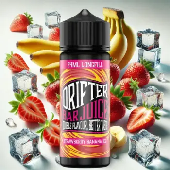 Φωτογραφία του προϊόντος Drifter Bar Juice 24/120ml Strawberry Banana Ice.