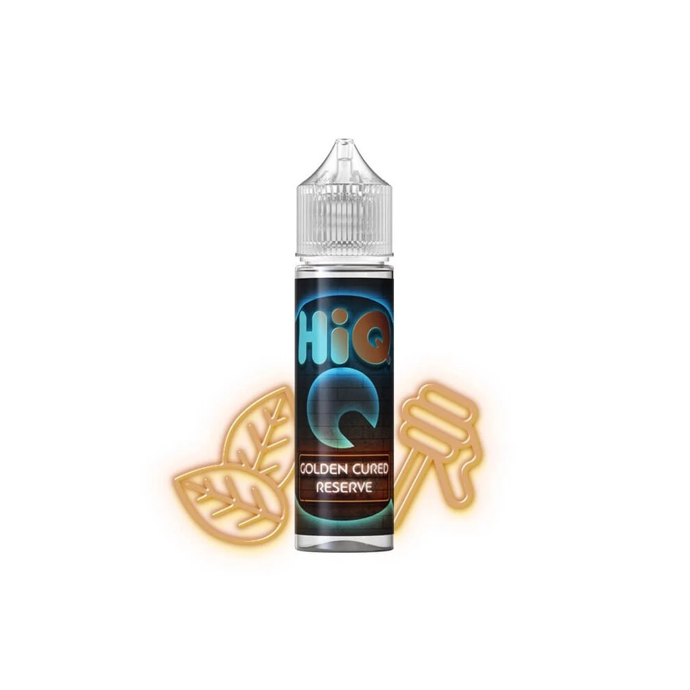 hiq-golden-cured-reserve-flavour-shot-12-60ml Φωτογραφία του προϊόντος HiQ 12/60ml Golden Cured Reserve.