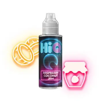 Φωτογραφία του προϊόντος HiQ 20/120ml Raspberry Coconut Jam.
