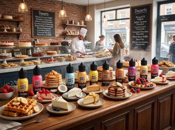 EN ΑΤΜΩ | Vape Your Way 44 Οπτική απεικόνιση του προϊόντος just juice desserts in a pastry shop surrounding 2