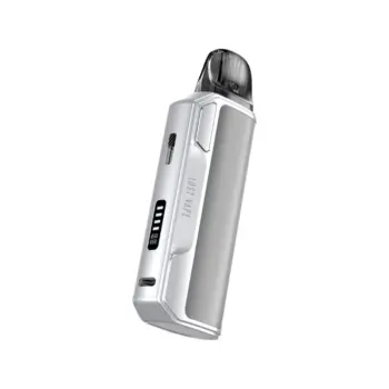 Lost Vape Thelema Elite S 40W με 3ml pod και πληθώρα φινιρισμάτων twill / dance για στιλάτο άτμισμα - χρώμα Twill Silver