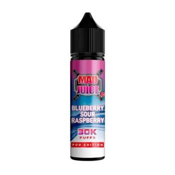 Φωτογραφία του προϊόντος Mad Juice Pod Edition 12/60ml Blueberry Sour Raspberry.