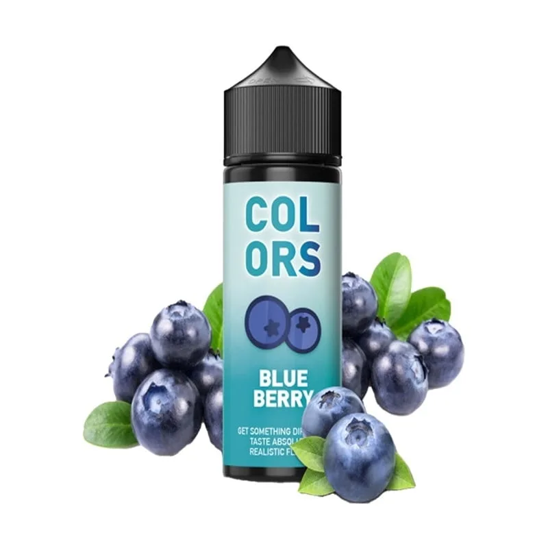 Φιάλη Mad Juice Colors Blueberry flavor shot 60ml με γεύση μύρτιλο, ώριμο, γλυκό