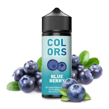 Φιάλη Mad Juice Colors Blueberry flavor shot 120ml με γεύση μύρτιλο, ώριμο, γλυκό