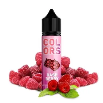 Φιάλη Mad Juice Colors Raspberry flavor shot 60ml με γεύση βατόμουρο, ώριμο, ζουμερό