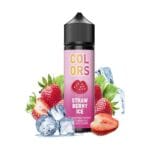 Φιάλη Mad Juice Colors Strawberry Ice flavor shot 60ml με γεύση φράουλα, παγωμένη με παγωμένη νότα
