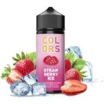 Φιάλη Mad Juice Colors Strawberry Ice flavor shot 120ml με γεύση φράουλα, παγωμένη με παγωμένη νότα