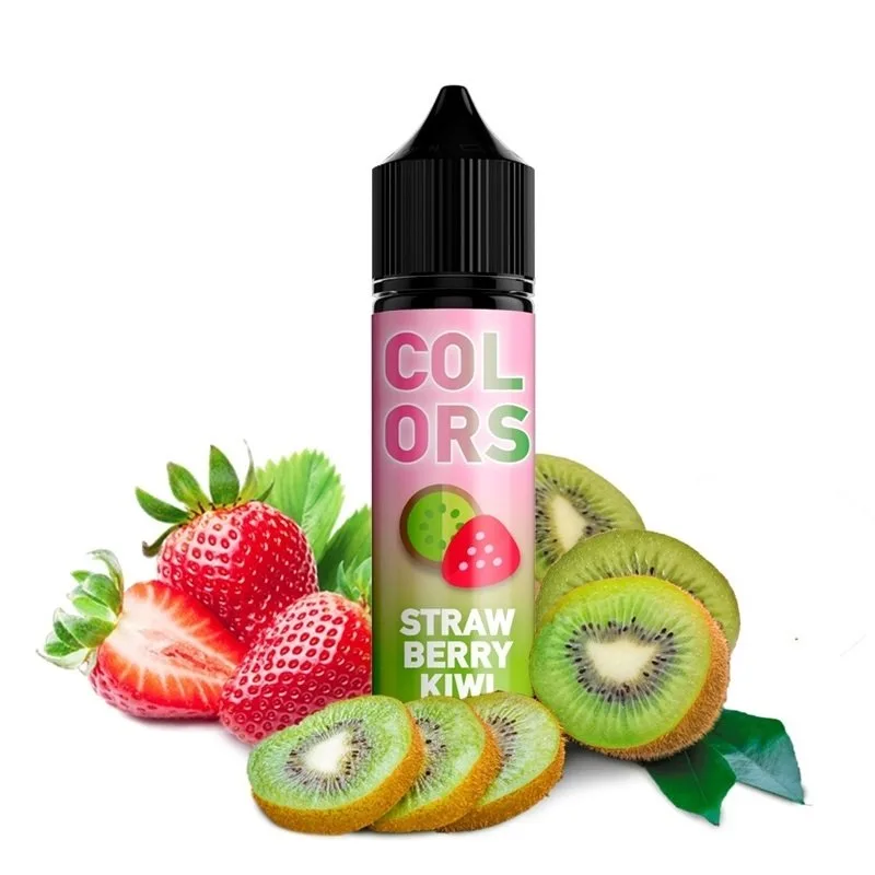 Φιάλη Mad Juice Colors Strawberry Kiwi flavor shot 60ml με γεύση φράουλα, ακτινίδιο