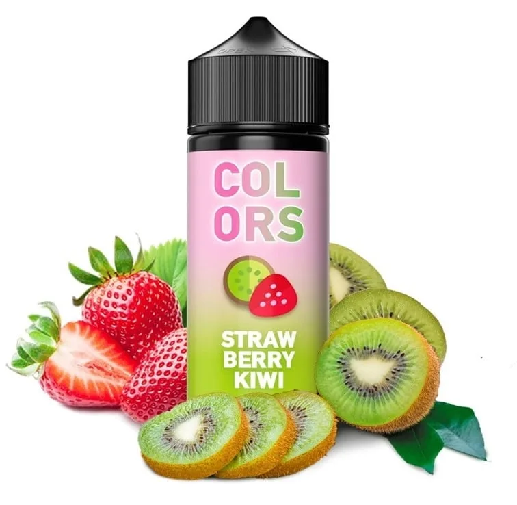 Φιάλη Mad Juice Colors Strawberry Kiwi flavor shot 120ml με γεύση φράουλα, ακτινίδιο