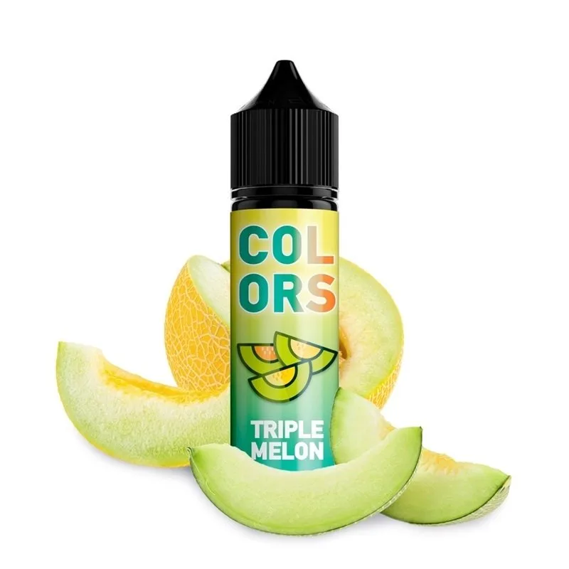 Φιάλη Mad Juice Colors Triple Melon flavor shot 60ml με γεύση πεπόνι, καρπούζι, γκαλία