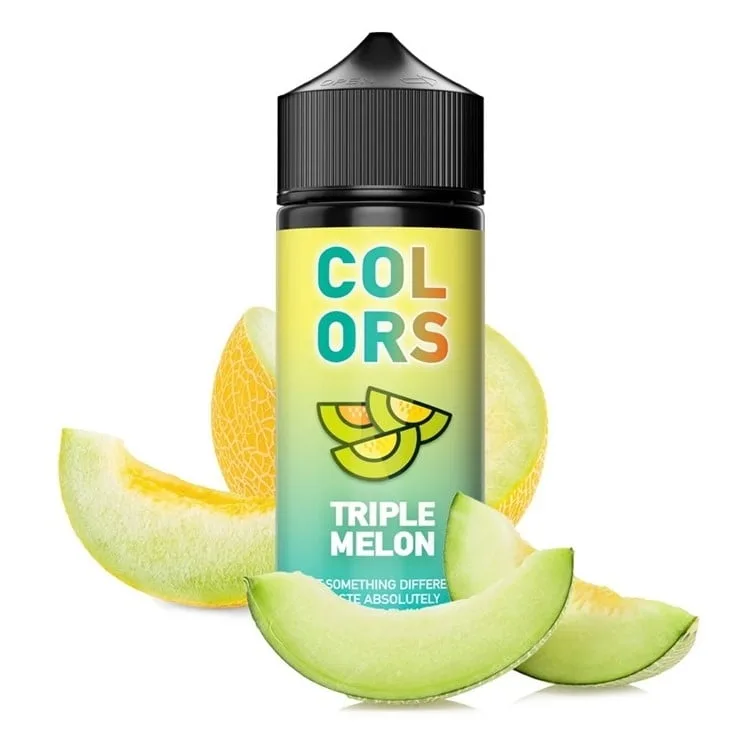Φιάλη Mad Juice Colors Triple Melon flavor shot 120ml με γεύση πεπόνι, καρπούζι, γκαλία