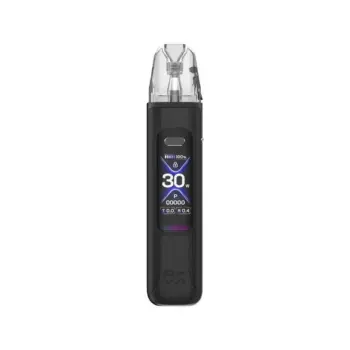OXVA XLIM Pro 3 Pod Kit με ρυθμίσεις ισχύος, 1500mAh και 2ml pod σε δερμάτινα και καρμπόν φινιρίσματα - χρώμα Black Leather