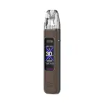 OXVA XLIM Pro 3 Pod Kit με ρυθμίσεις ισχύος, 1500mAh και 2ml pod σε δερμάτινα και καρμπόν φινιρίσματα - χρώμα Brown Leather