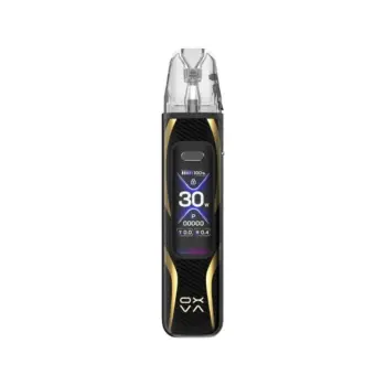 OXVA XLIM Pro 3 Pod Kit με ρυθμίσεις ισχύος, 1500mAh και 2ml pod σε δερμάτινα και καρμπόν φινιρίσματα - χρώμα Carbon