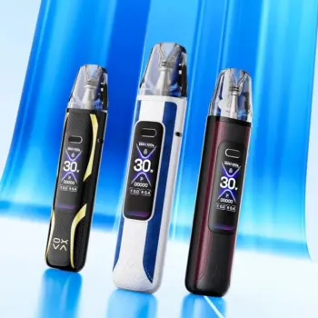 OXVA XLIM Pro 3 Pod Kit με ρυθμίσεις ισχύος, 1500mAh και 2ml pod σε δερμάτινα και καρμπόν φινιρίσματα